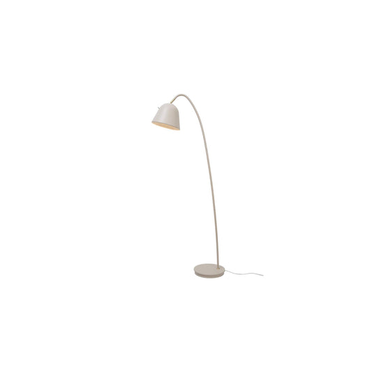 Fleur Floor Lamp Beige with Brass Details
