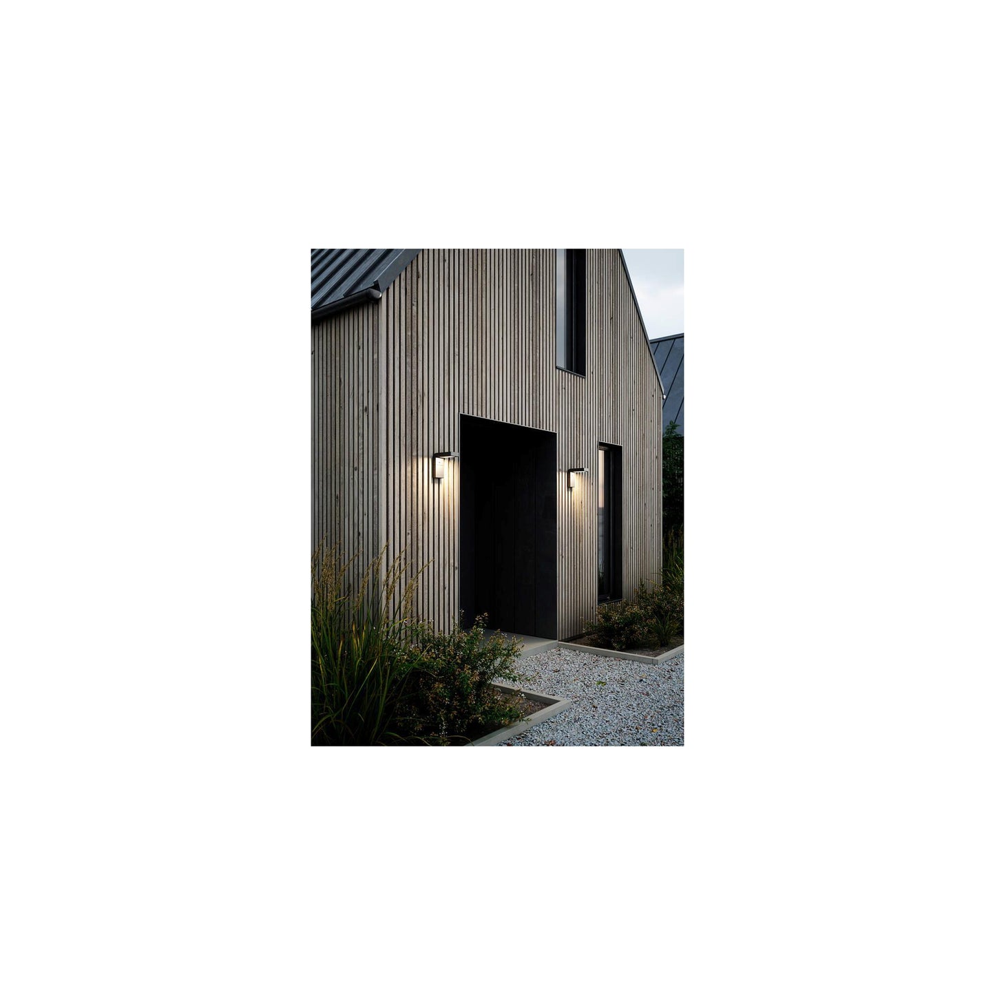 Alya Outdoor LED Wall Light Black