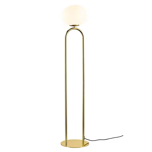 Shapes Floor Lamp Brass