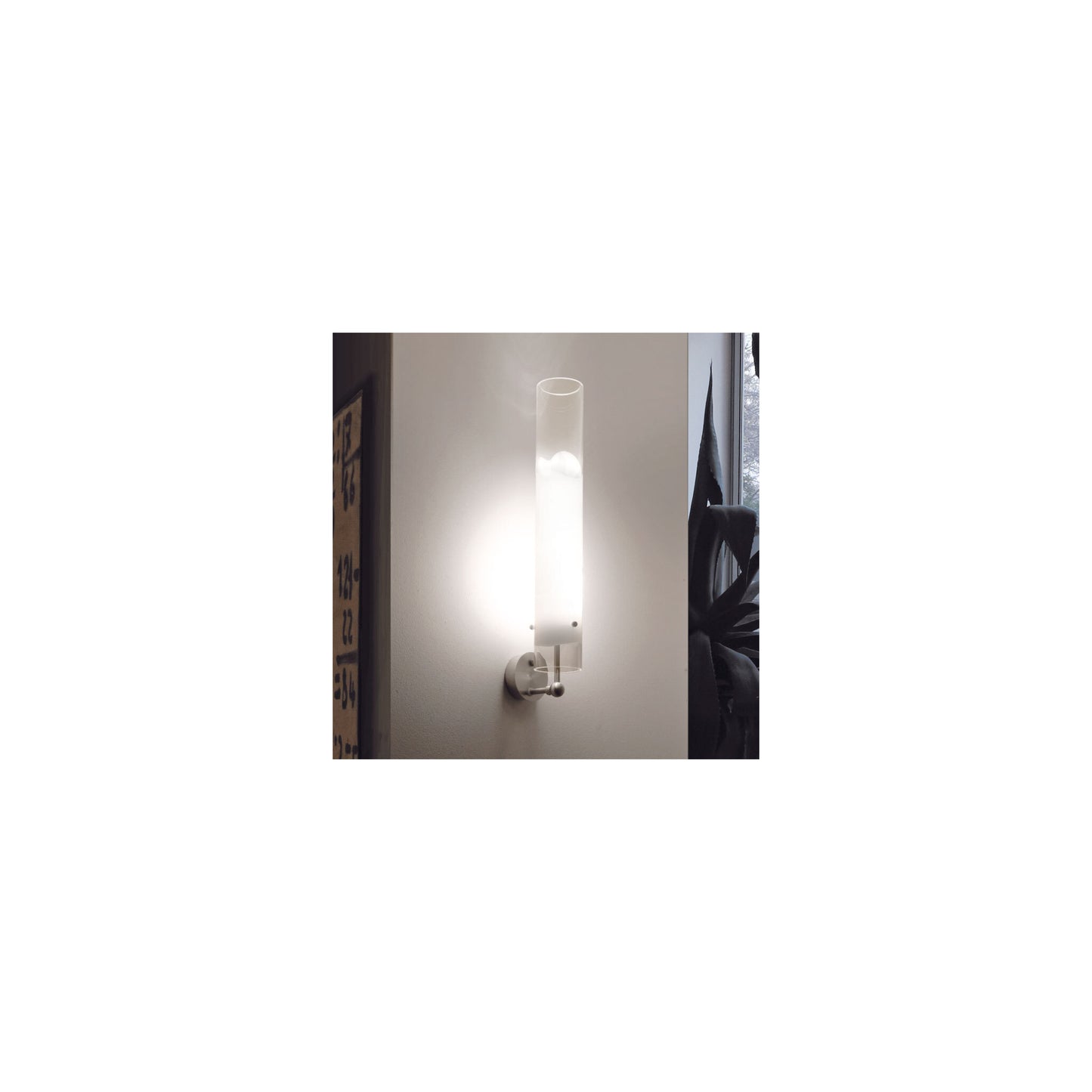 Lio AP 48 Wall Light Satin Nickel