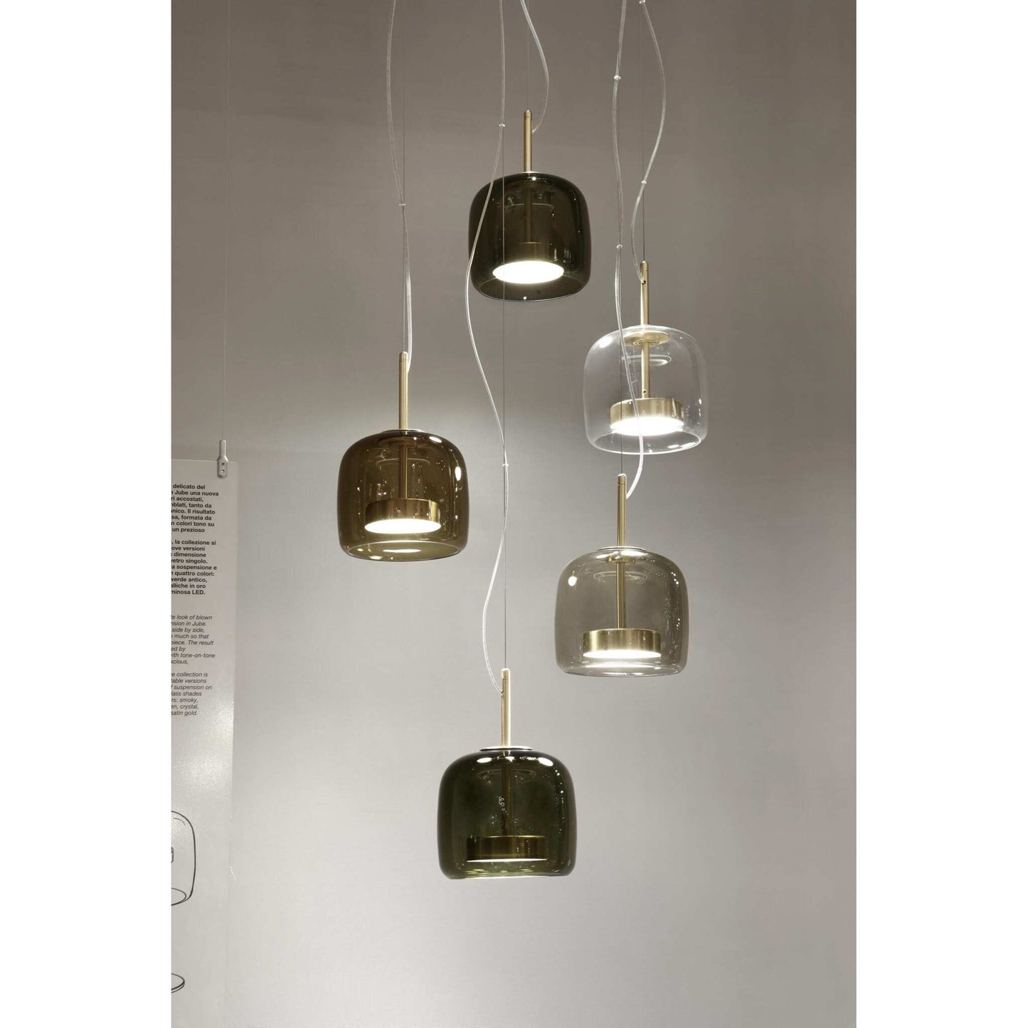 Jube SP 1 P Matt Gold Pendant