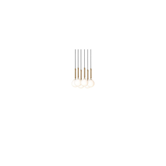 Miira 6 Six-Light Pendant with Opal Glass Diffuser