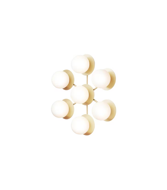 Liila Star Ceiling or Wall Light Nordic Gold