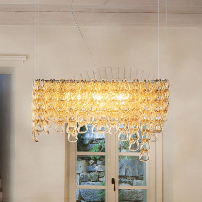 Minigiogali SP CLO 3-Light Brass Pendant