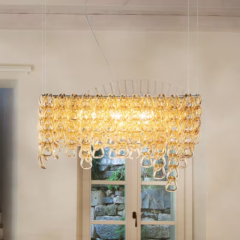 Minigiogali SP CLO 3-Light Chrome Pendant