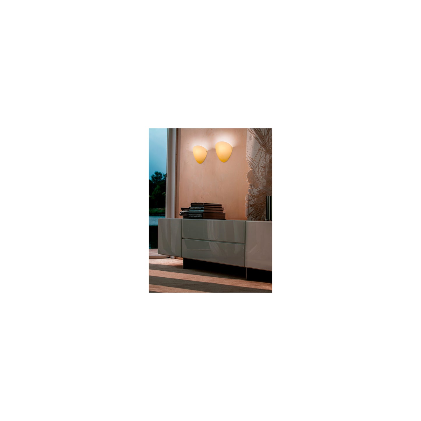Ovalina AP Matt Wall Light