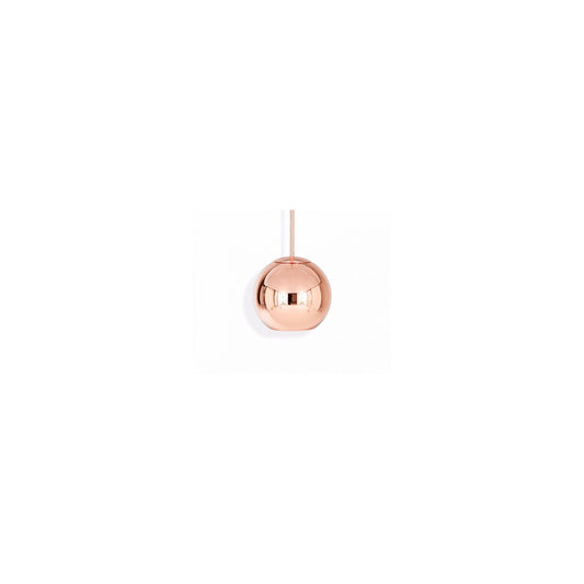 Copper 25cm Round LED Pendant