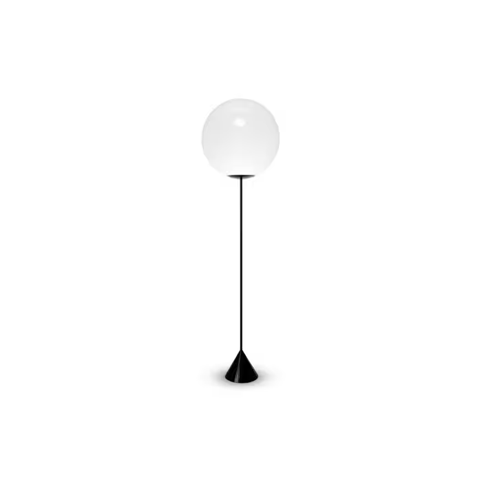 Opal Cone Floor Lamp