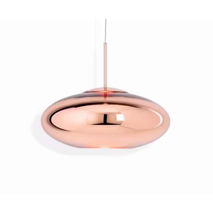 Copper Wide LED Pendant