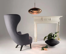 Copper Wide LED Pendant