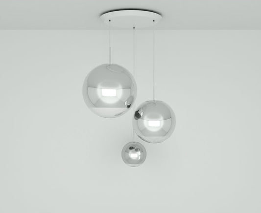 Mirror Ball Range Round Pendant