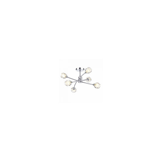 Seattle 6-Light Semi Flush