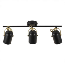 Lotus 3-Light Bar Ceiling Spotlight Black