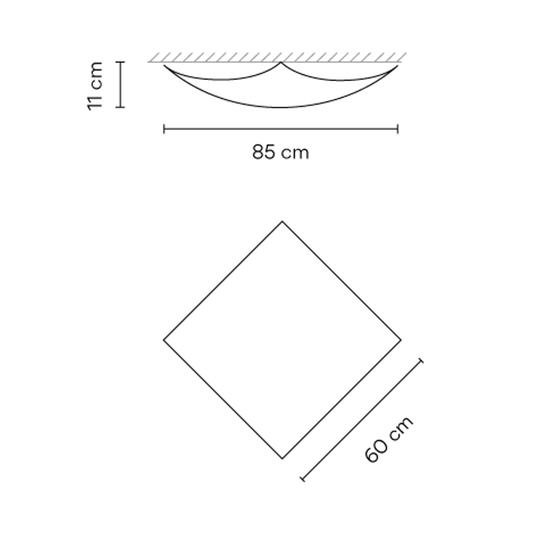 Quadra Ice 1133 Ceiling Light