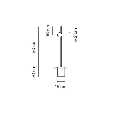 Vibia June Outdoor Floor Lamp
