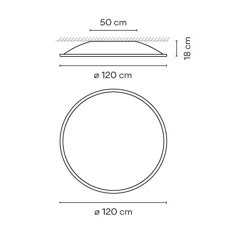 Vibia Big Surface Ceiling Light