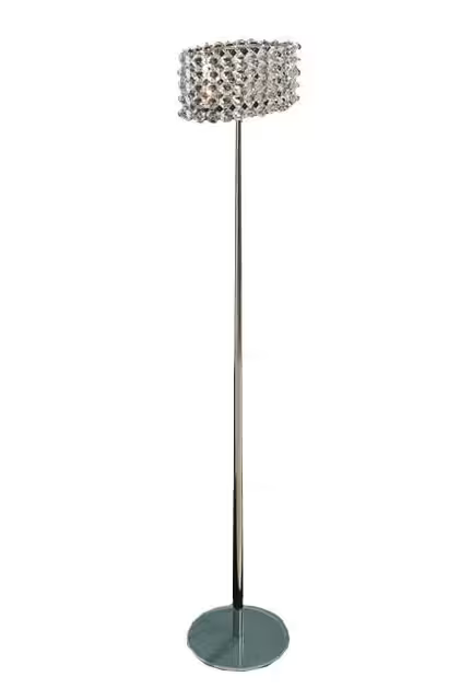 Baccarat Floor Lamp with Glass Base