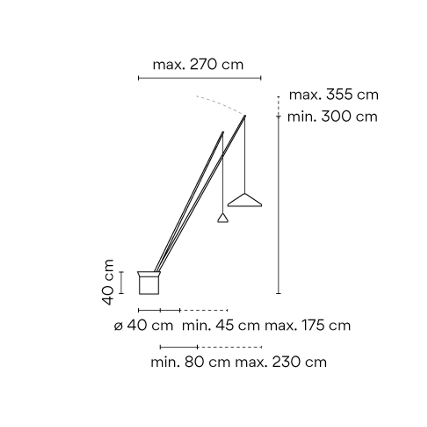 North 5605 LED Floor Lamp