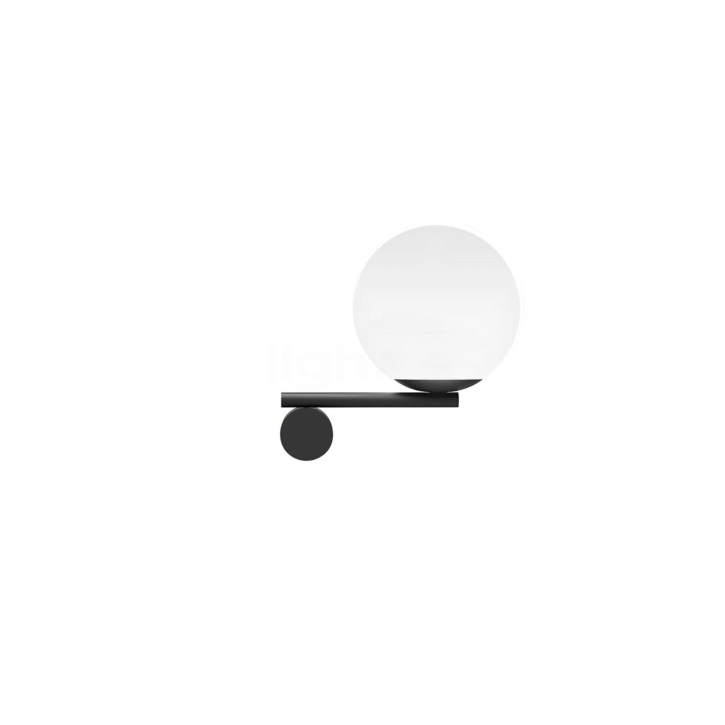 Luna R1 DX Wall Light with Blown Glass