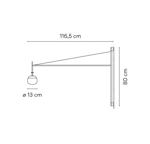 Tempo 5759 Wall Light Recessed Dimmable