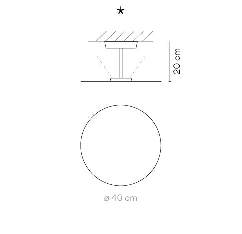 Vibia Flat Ceiling Light