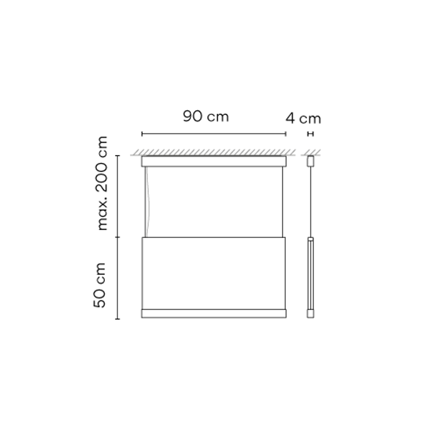 Curtain 7210 LED Pendant