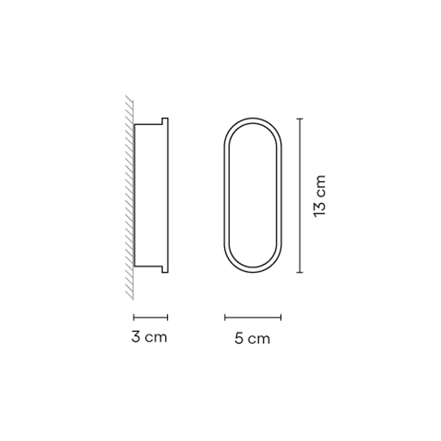 Alpha 7930 LED Wall Light