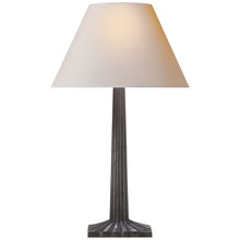 Strie Fluted Column Table Lamp