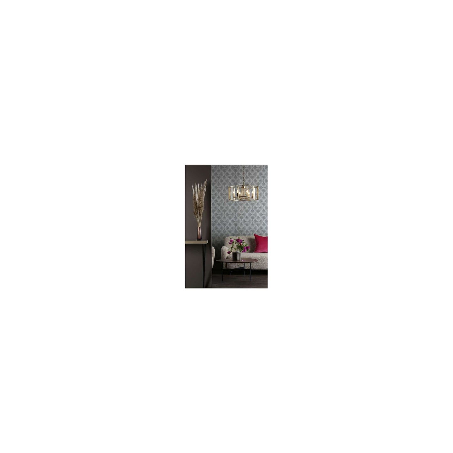Myka 6-Light Pendant Polished Chrome