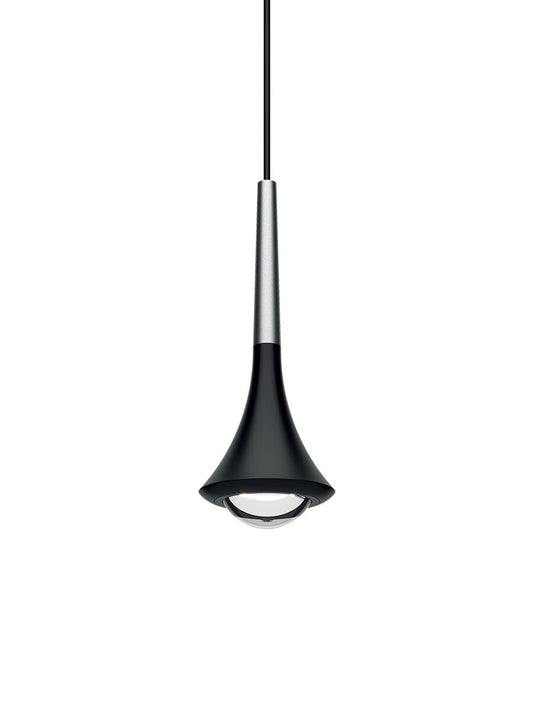 Rain Matt Black 2700K LED Pendant
