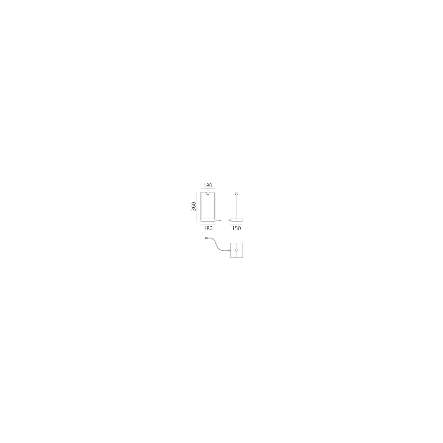 Curiosity 36 Focus LED Table Lamp
