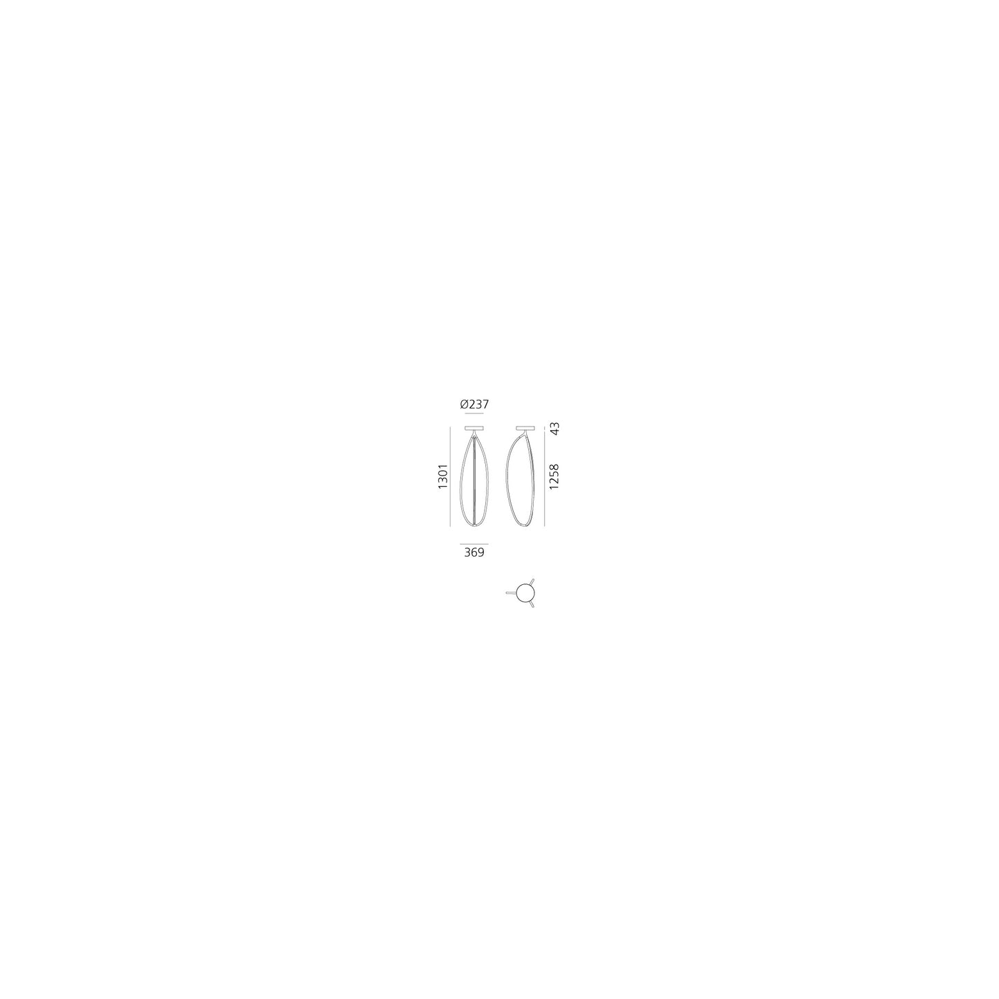 Arrival 130 LED Ceiling Light