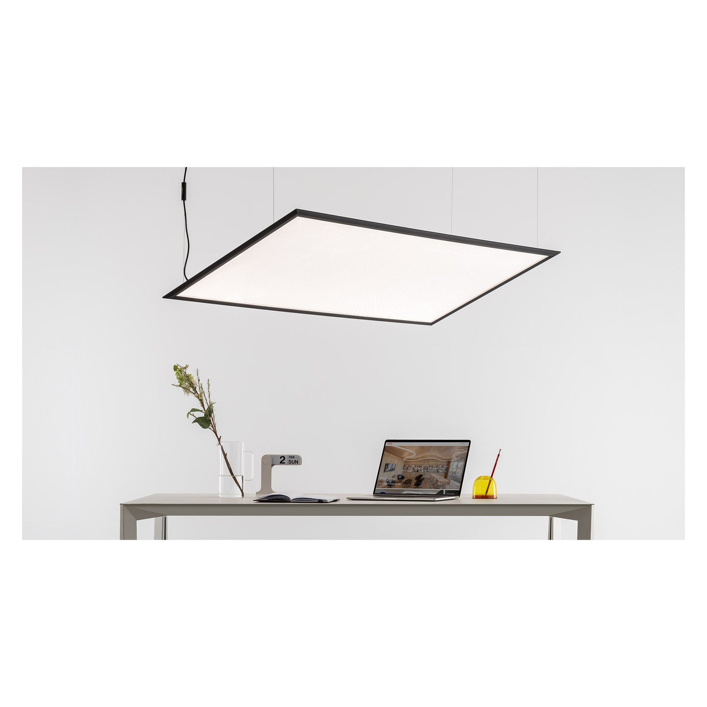 Discovery Space Rectangular RGBW LED Pendant APP