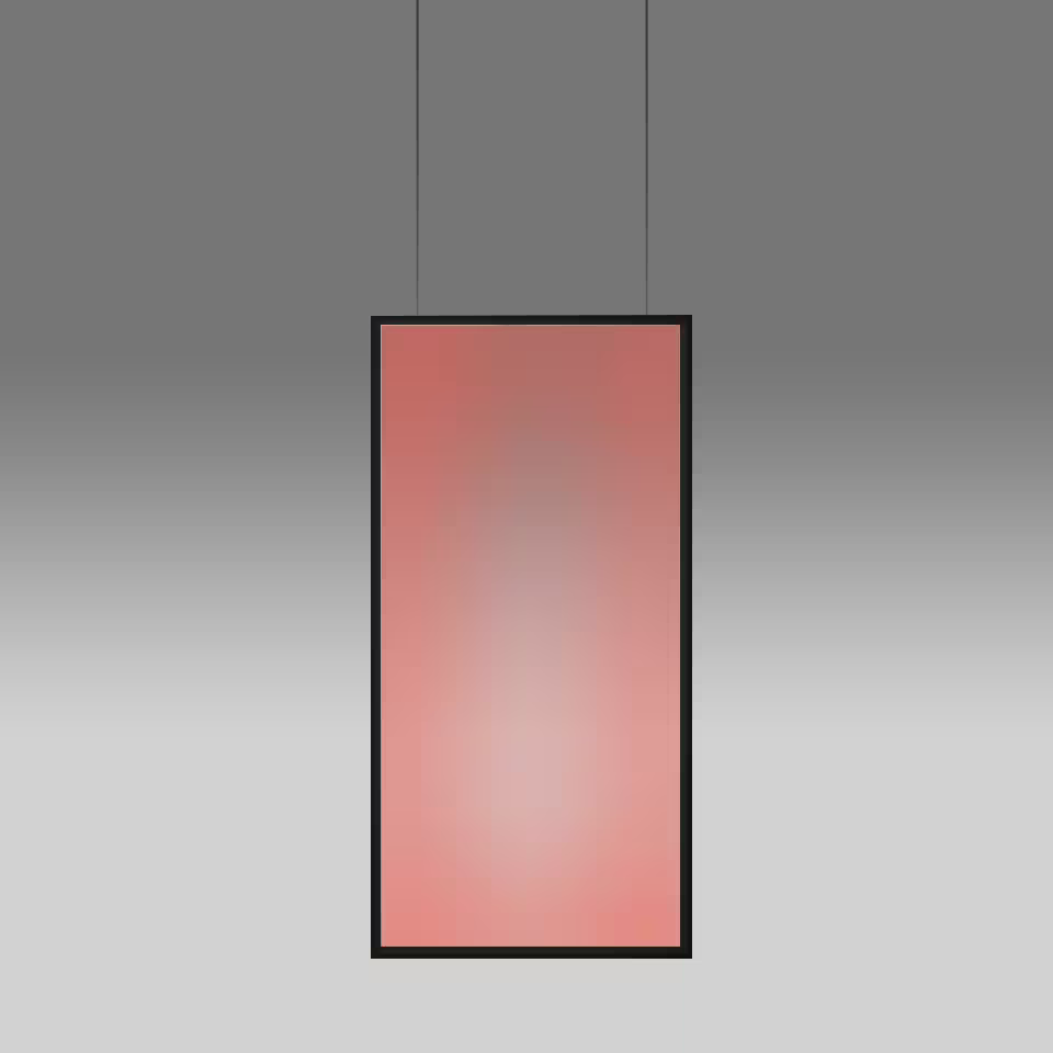 Discovery Space Rectangular RGBW LED Pendant