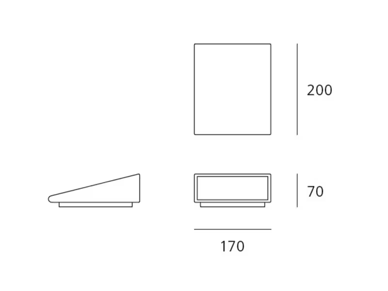 Cuneo Outdoor LED Wall/Floor Light