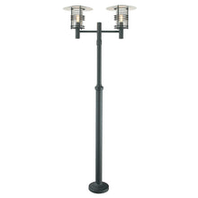 Stockholm Outdoor 2-Light Twin Head Lamp Post