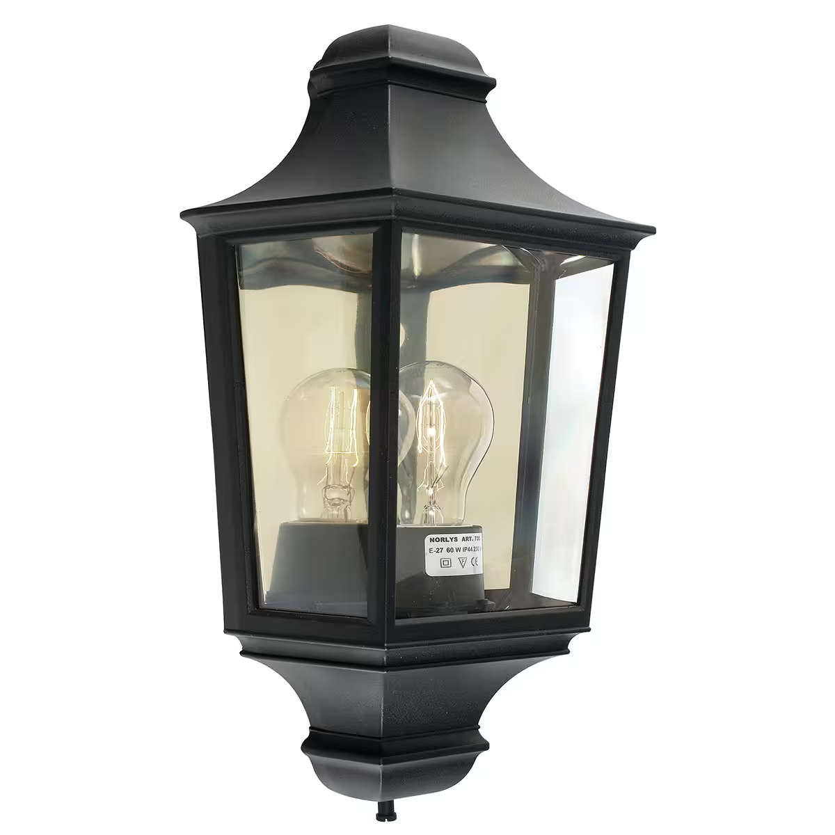 Turin Outdoor 1-Light Half Wall Lantern