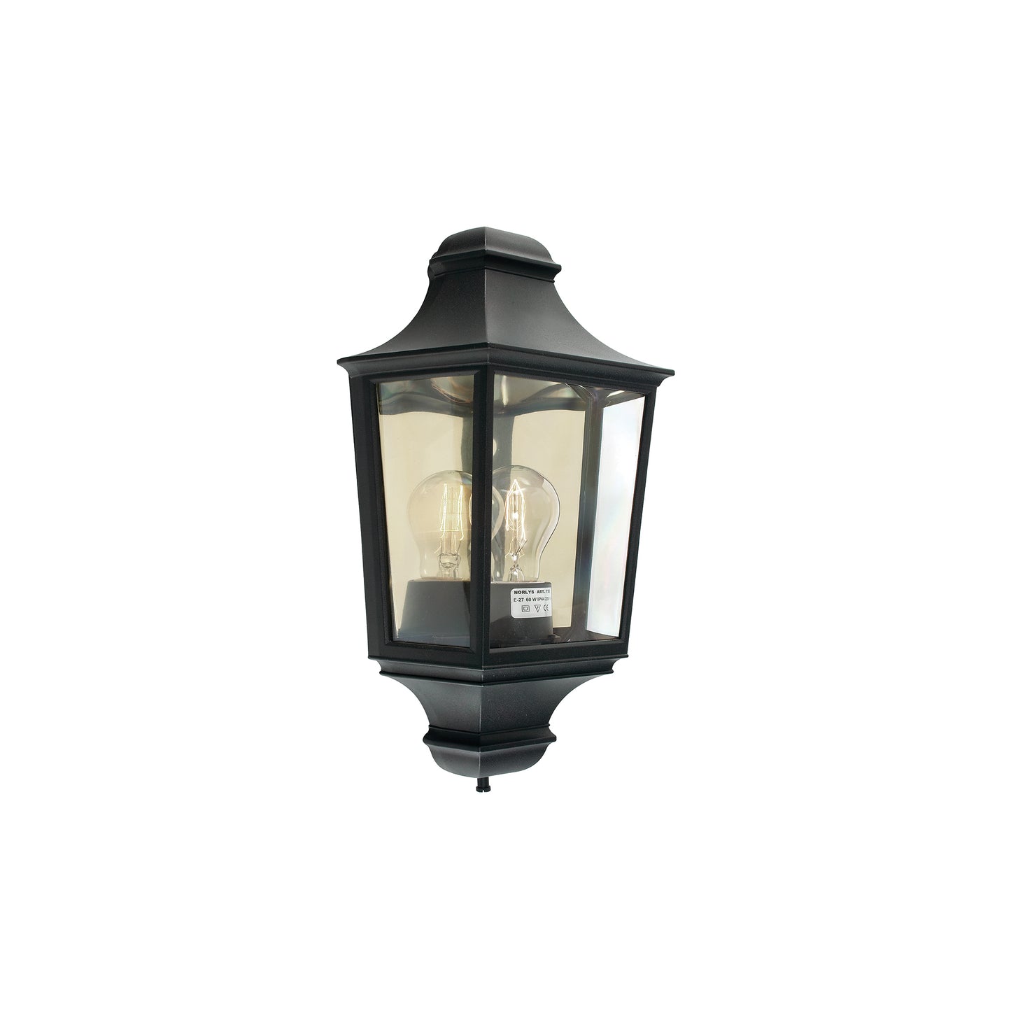 Turin Outdoor 1-Light Half Wall Lantern