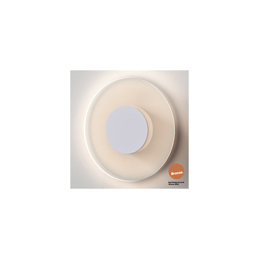 Halftone 600 LED Wall Light Matt White