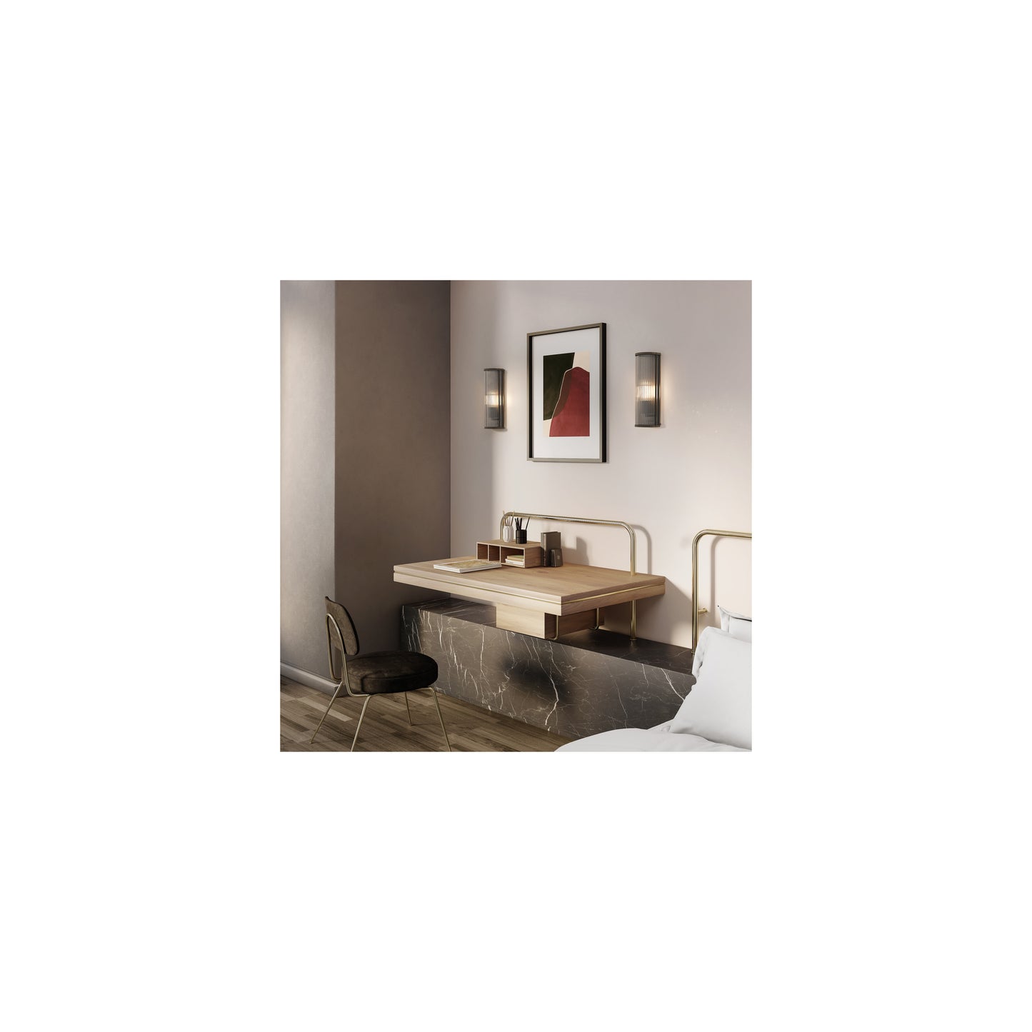 Avignon Round 375 Wall Light