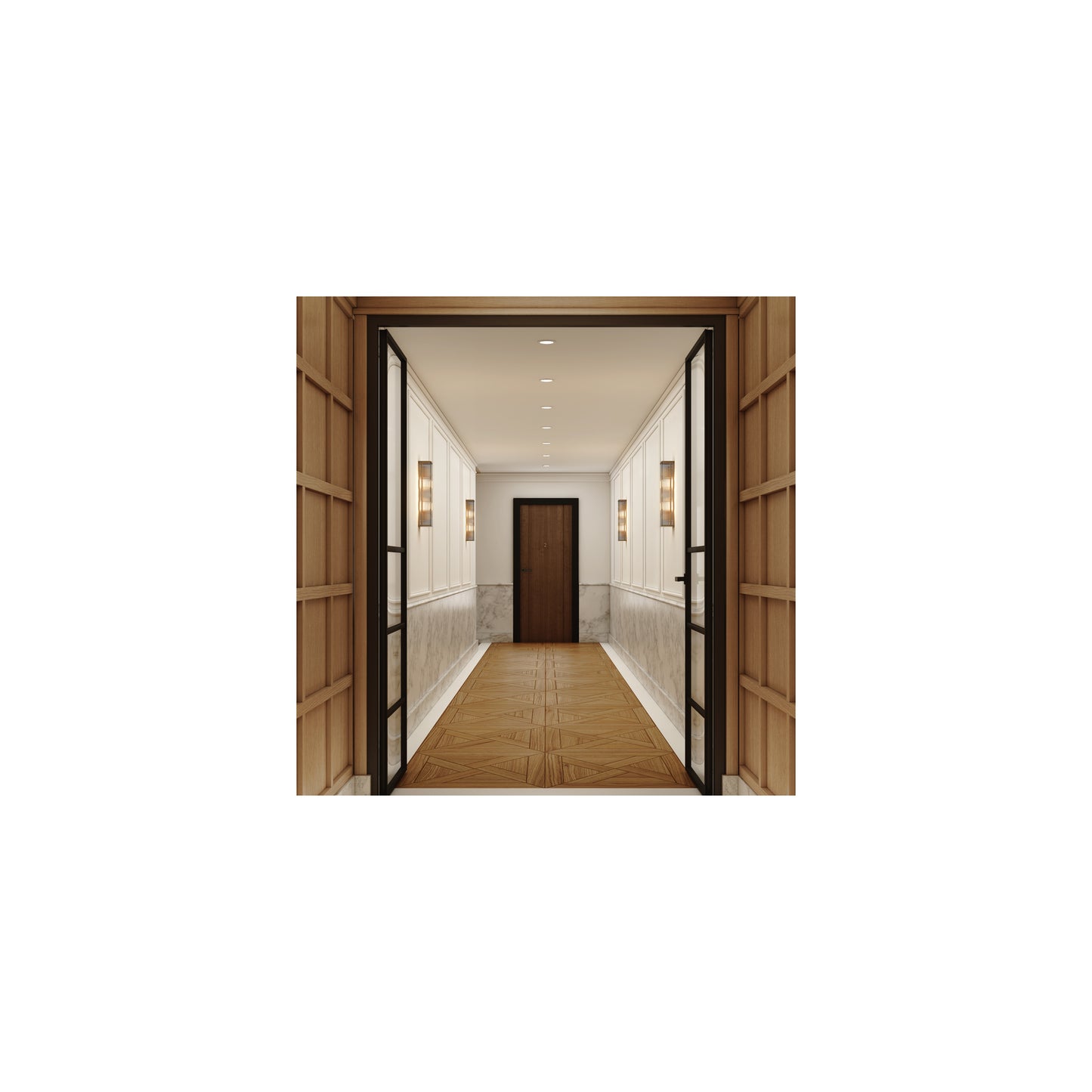Avignon Square 500 Wall Light