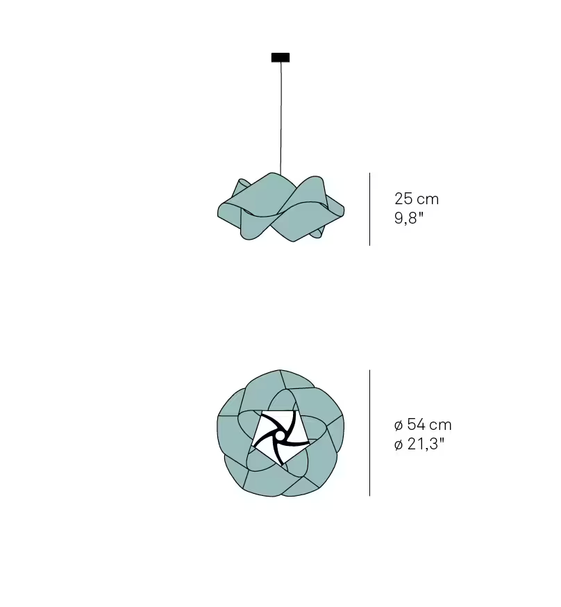 Swirl Small Pendant