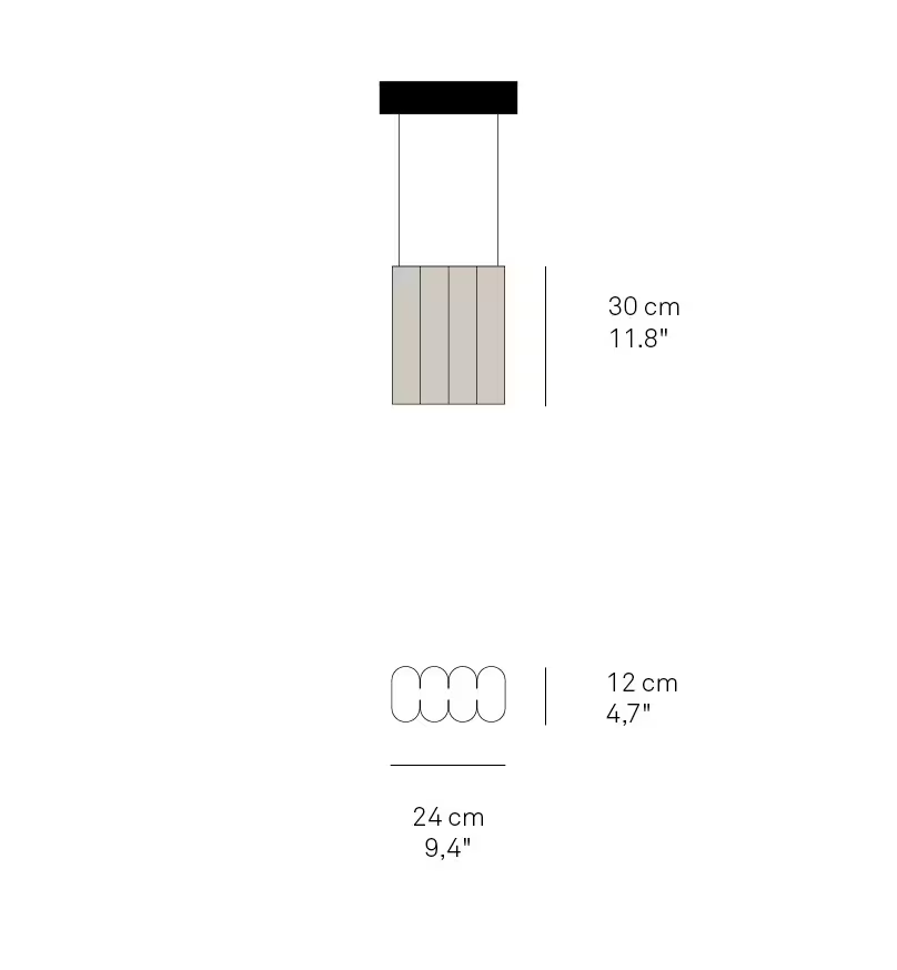 Tomo Tall LED Pendant
