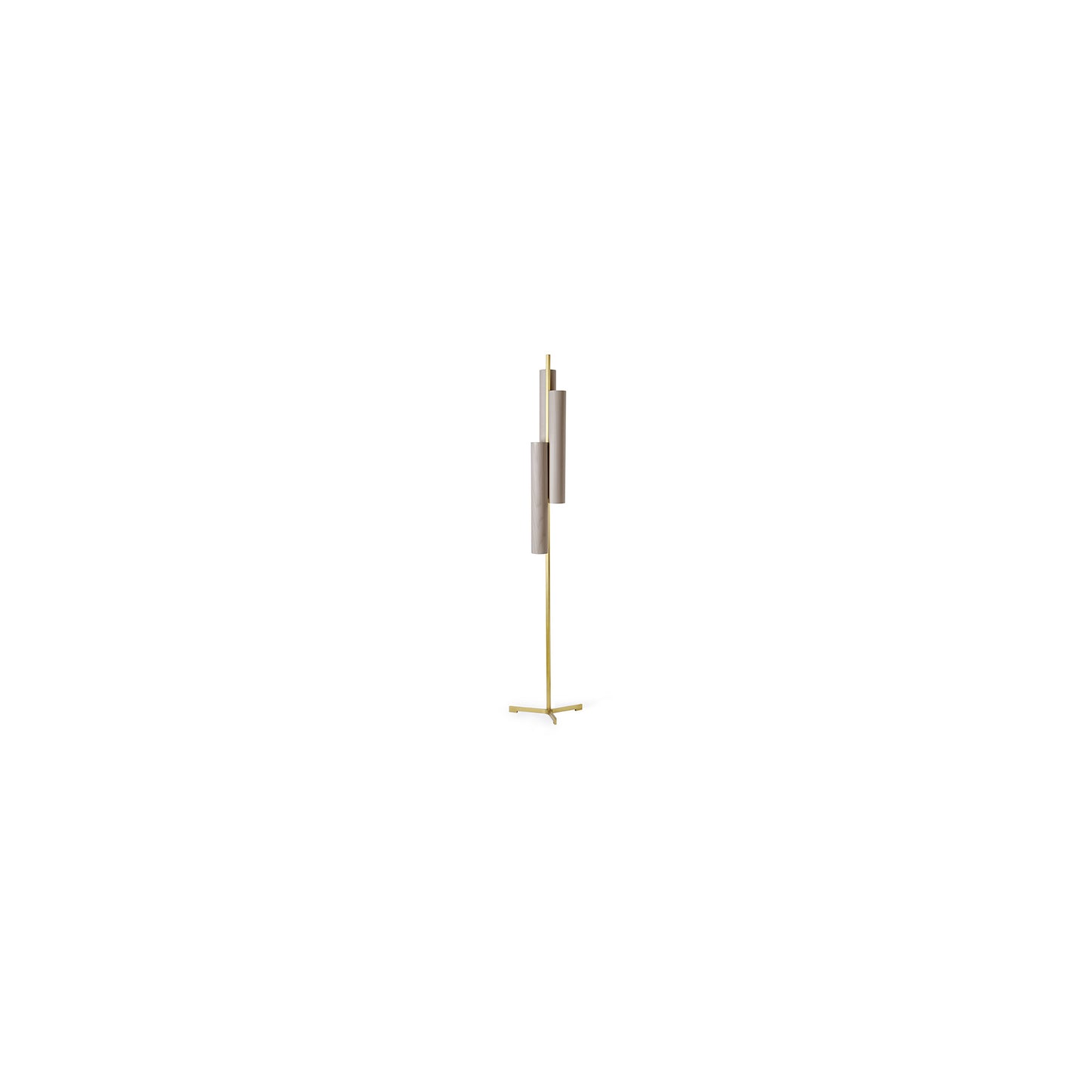 Black Note Triplet LED Floor Lamp