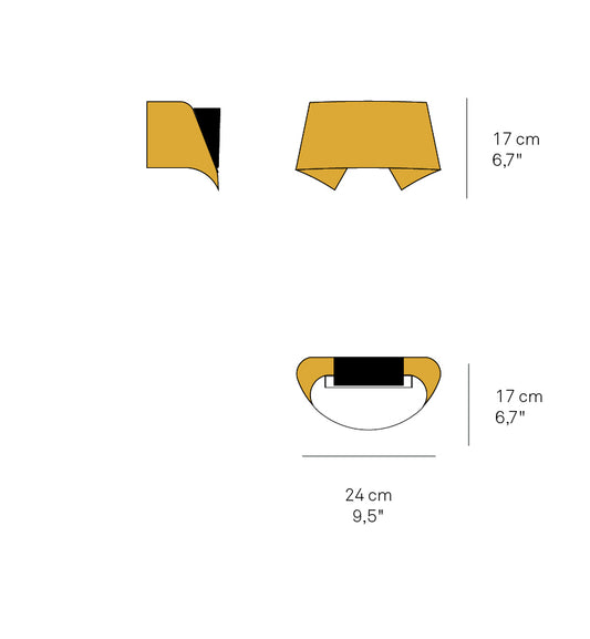 Hi-Collar LED Wall Light