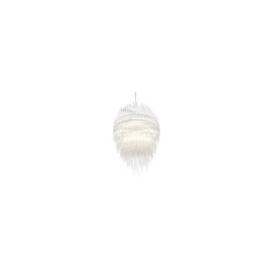 Iceberg LED Pendant Matt White with Clear Diffuser