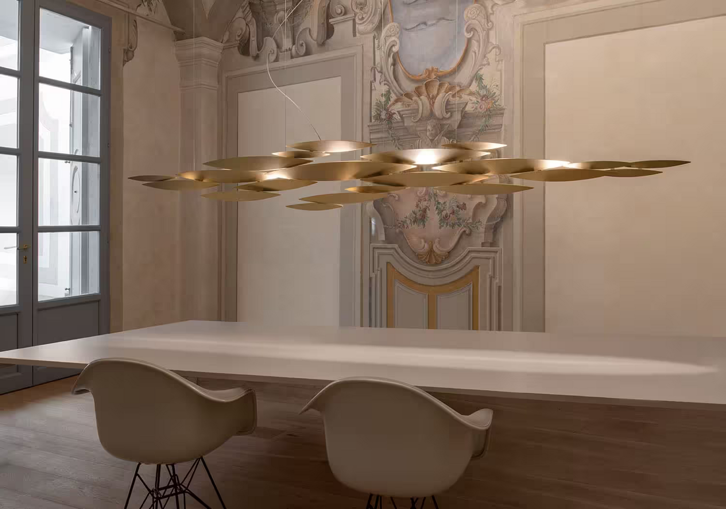 I Lucci Argentati Large Linear Pendant