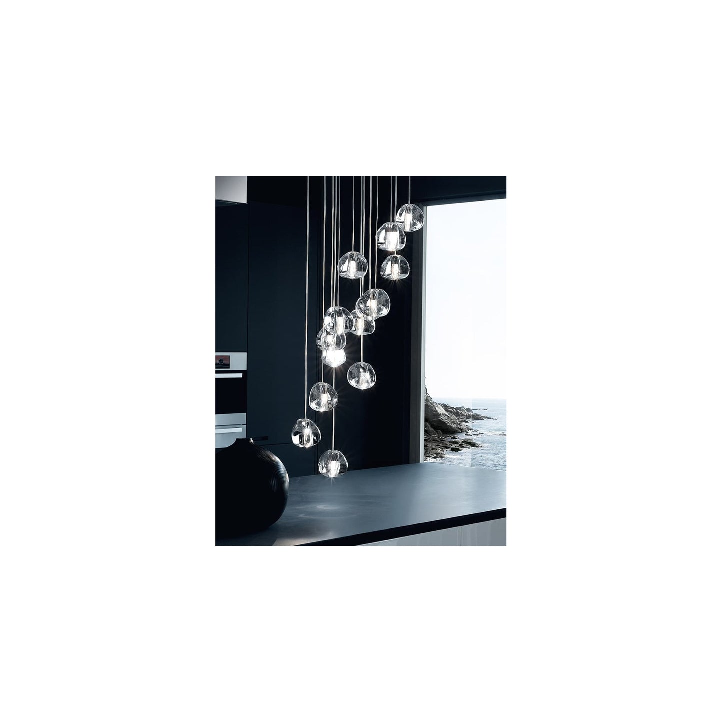 Mizu 15 Round Multi Light Pendant
