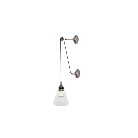 Monroe Industrial Glass Pulley Wall Light IP65