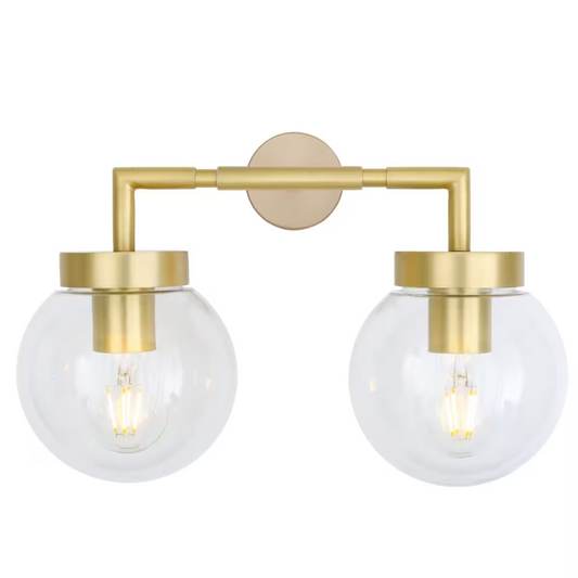 Jordan Double Globe Wall Light